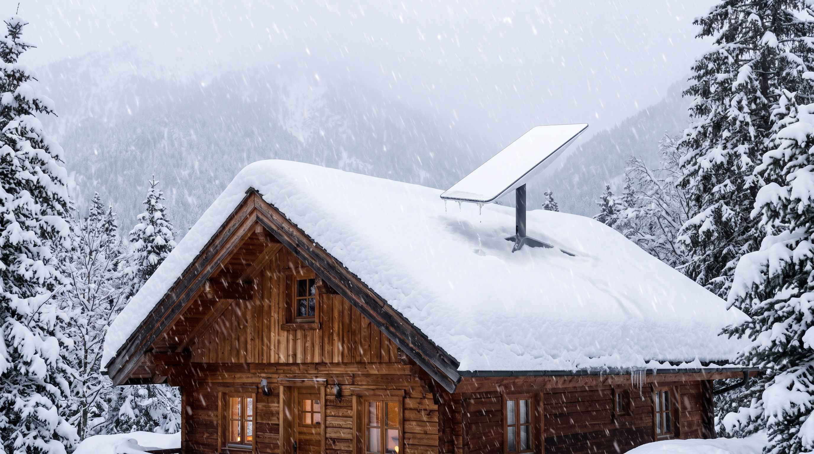 starlink antena na vikendici