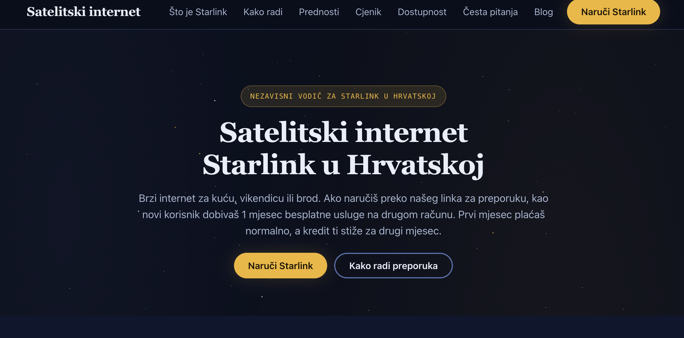 Starlink Gen 4 Wi-Fi 6 ruter s ugrađenim Ethernet priključcima